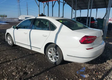 2017 Volkswagen Passat 1.8T S from USA, damaged, VIN 1VWAT7A39HC015214